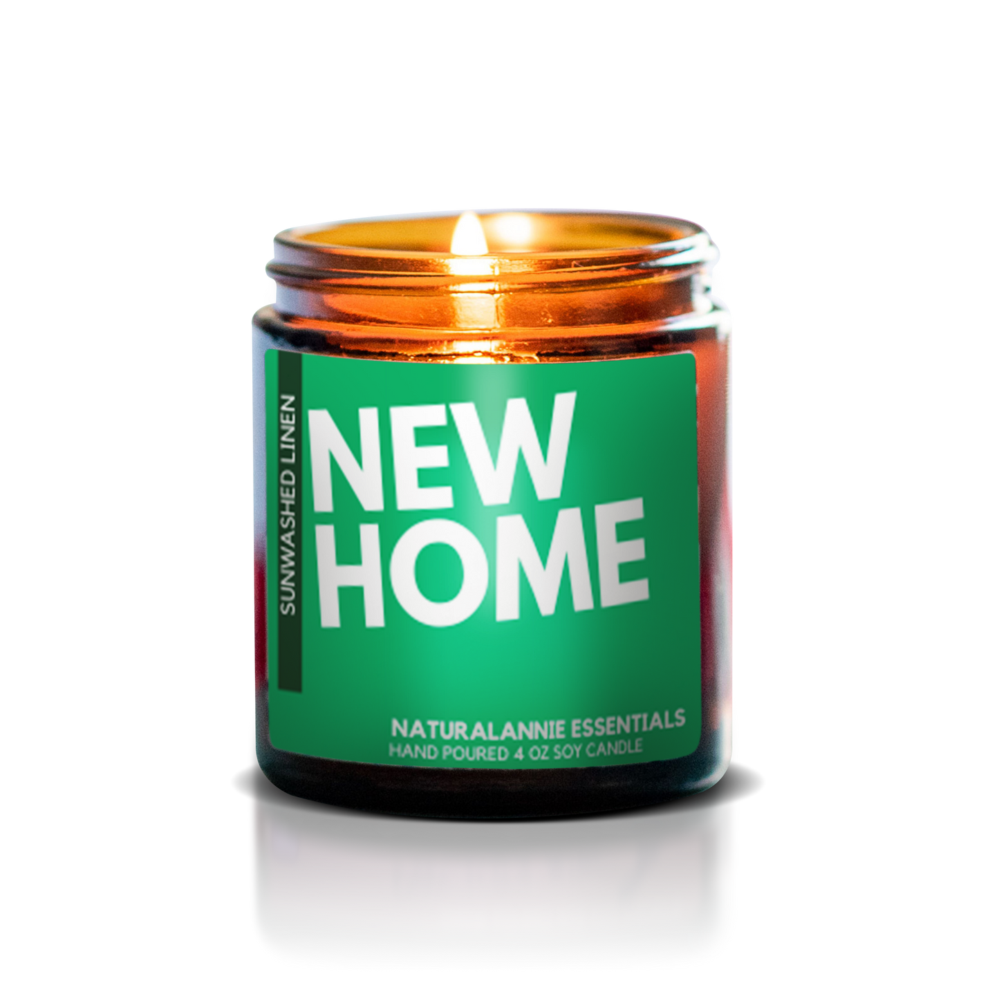 Sunwashed Linen "NEW HOME" Soy candle