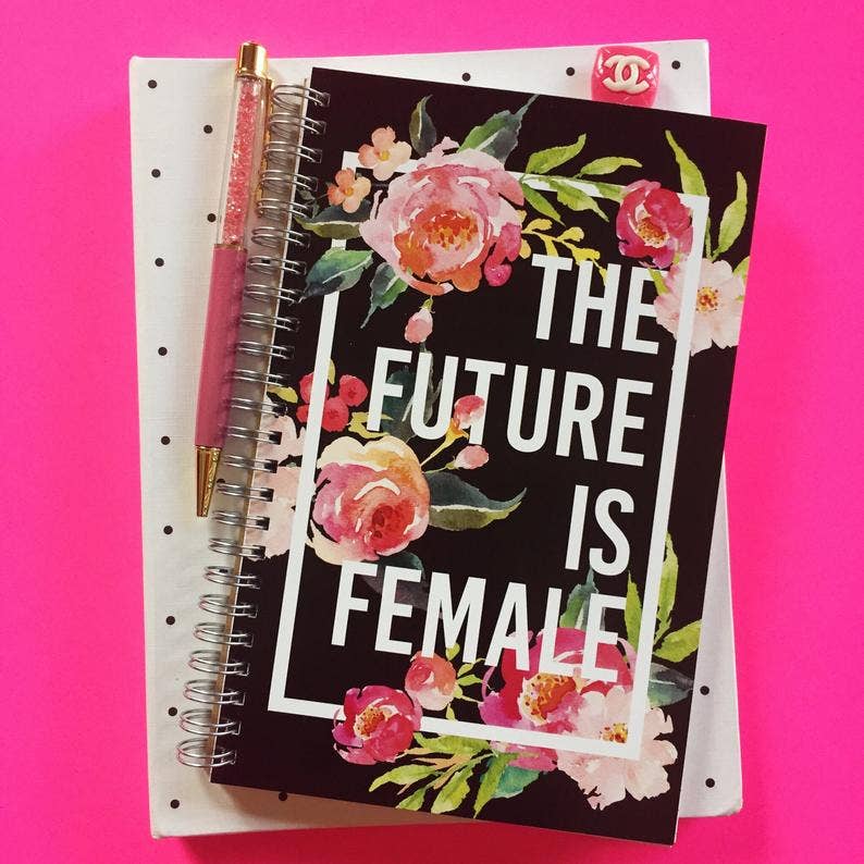 The Future Is Female Spiral Notebook