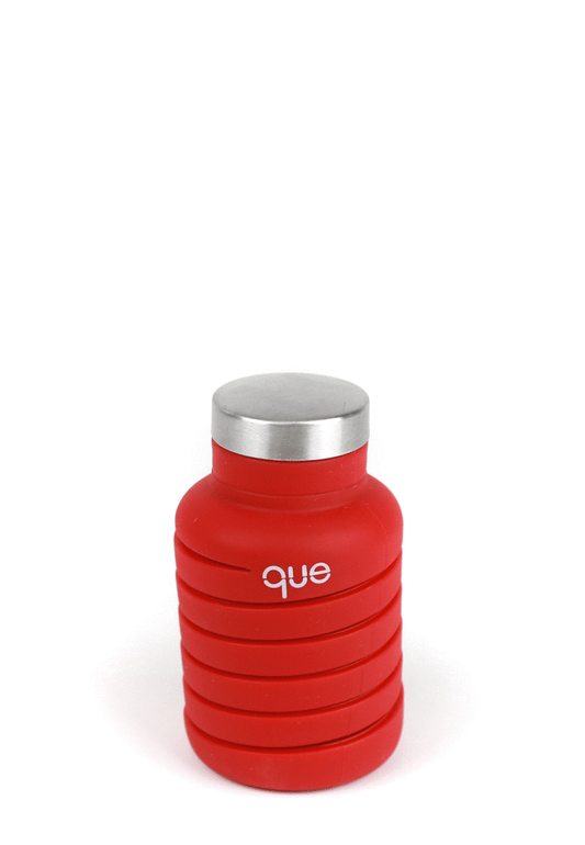 20oz Collapsible Water Bottle - Bonfire Red